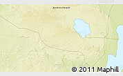Physical 3D Map of the area around 54° 26' 3" N, 106° 10' 30" W