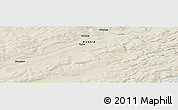 Shaded Relief Panoramic Map of the area around 54° 26' 3" N, 107° 10' 30" E