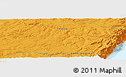 Political Panoramic Map of the area around 54° 26' 3" N, 108° 1' 30" E