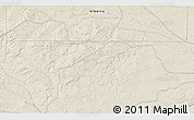 Shaded Relief 3D Map of the area around 54° 26' 3" N, 115° 31' 30" W