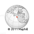 Outline Map of the Area around 54° 26' 3" N, 129° 7' 30" W, rectangular outline