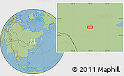 Savanna Style Location Map of the area around 54° 26' 3" N, 130° 7' 30" E