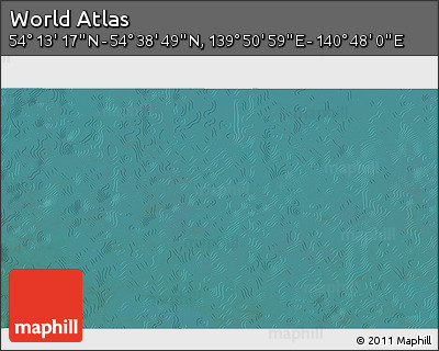 Satellite 3D Map of the Area around 54° 26' 3" N, 140° 19' 29" E