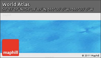 Political Panoramic Map of the Area around 54° 26' 3" N, 141° 1' 30" W