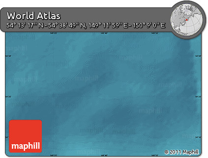 Satellite Map of the Area around 54° 26' 3" N, 149° 40' 30" E
