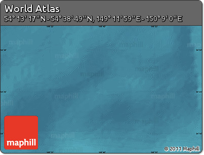 Satellite Map of the Area around 54° 26' 3" N, 149° 40' 30" E