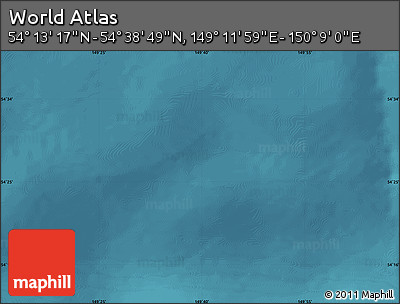Satellite Map of the Area around 54° 26' 3" N, 149° 40' 30" E