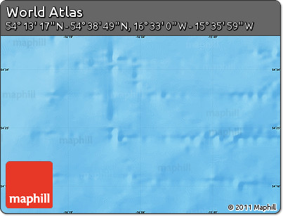 Physical Map of the Area around 54° 26' 3" N, 16° 4' 29" W