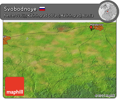Satellite 3D Map of Svobodnoye