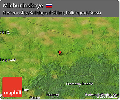 Satellite 3D Map of Michurinskoye