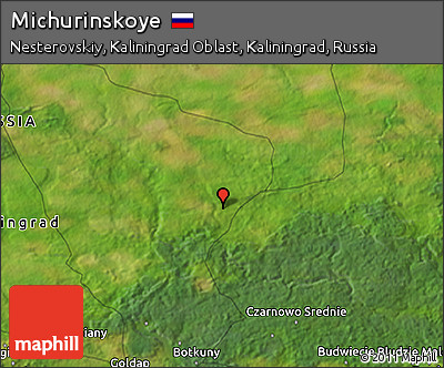 Satellite 3D Map of Michurinskoye