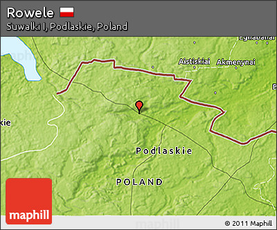 Physical 3D Map of Rowele