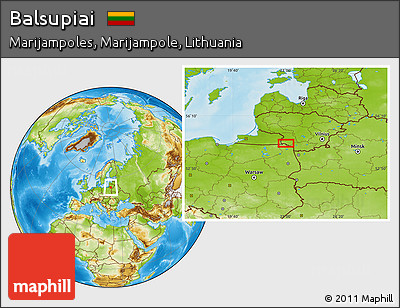 Physical Location Map of Balsupiai