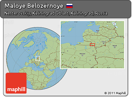 Savanna Style Location Map of Maloye Belozërnoye