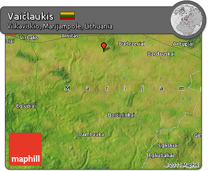 Satellite Map of Vaičlaukis