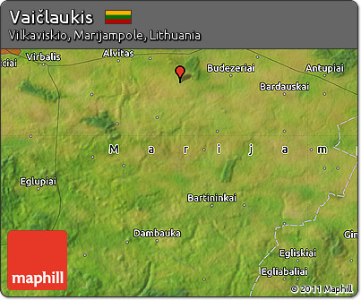 Satellite Map of Vaičlaukis