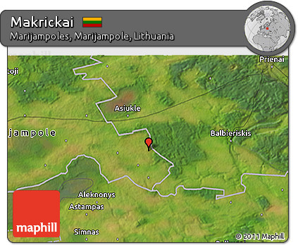 Satellite 3D Map of Makrickai
