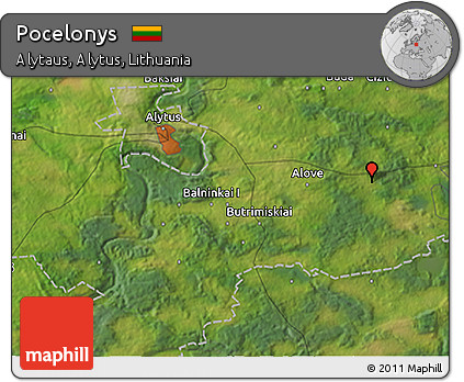 Satellite 3D Map of Pocelonys