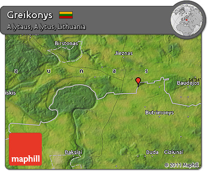 Satellite Map of Greikonys