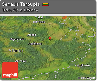 Satellite 3D Map of Senasis Tarpupis