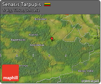 Satellite Map of Senasis Tarpupis