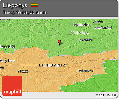 Political Panoramic Map of Lieponys