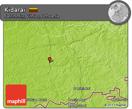 Physical 3D Map of Kidarai
