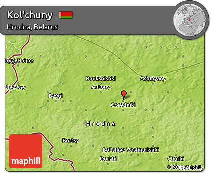 Physical 3D Map of Kol'chuny