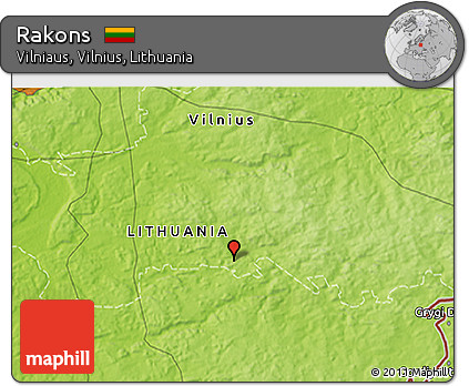 Physical 3D Map of Rakons
