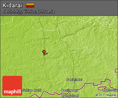 Physical 3D Map of Kidarai