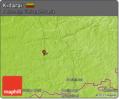 Physical 3D Map of Kidarai