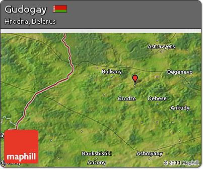 Satellite 3D Map of Gudogay