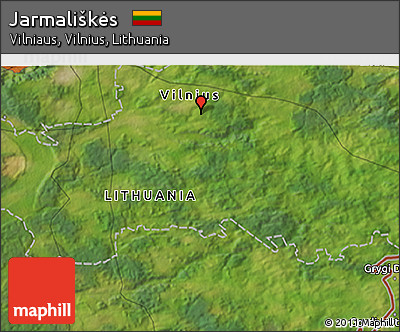 Satellite 3D Map of Jarmališkės