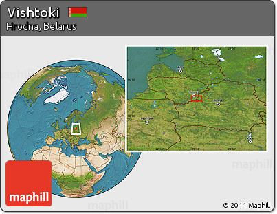 Satellite Location Map of Vishtoki