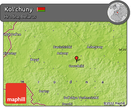 Physical Map of Kol'chuny