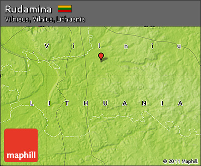 Physical Map of Rudamina