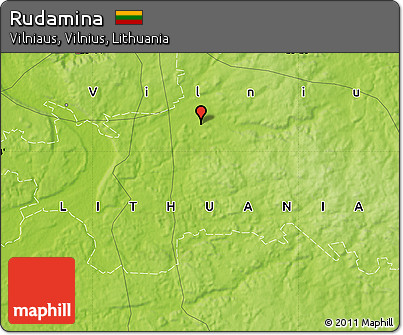 Physical Map of Rudamina