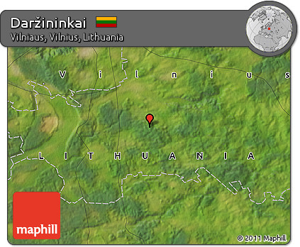 Satellite Map of Daržininkai