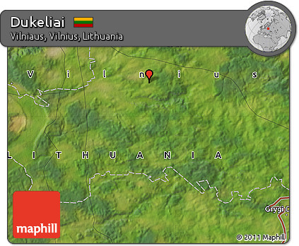 Satellite Map of Dukeliai
