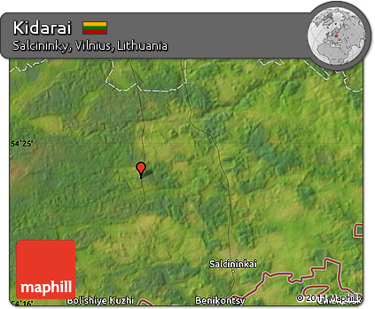 Satellite Map of Kidarai