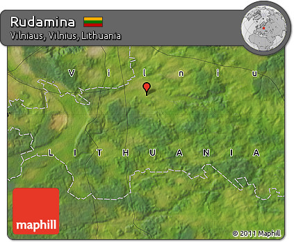 Satellite Map of Rudamina
