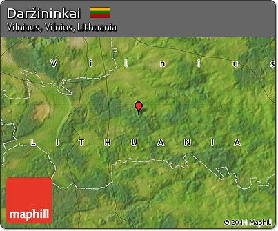 Satellite Map of Daržininkai