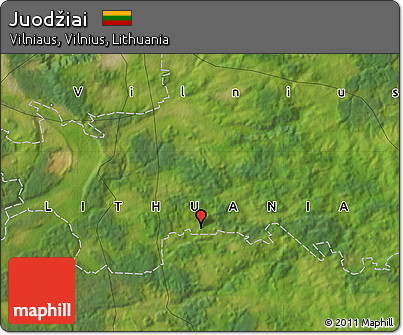 Satellite Map of Juodžiai