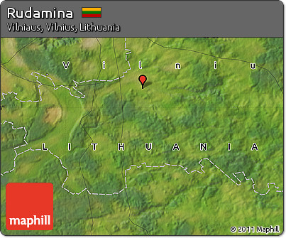 Satellite Map of Rudamina