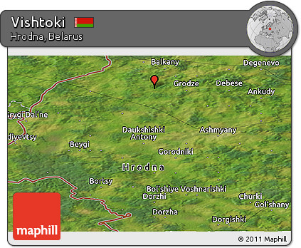 Satellite Panoramic Map of Vishtoki