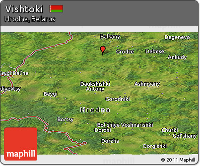 Satellite Panoramic Map of Vishtoki