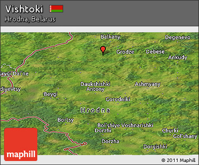 Satellite Panoramic Map of Vishtoki