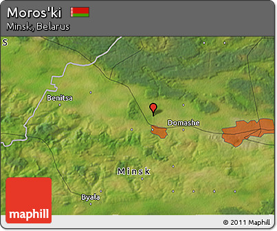 Satellite 3D Map of Moros'ki