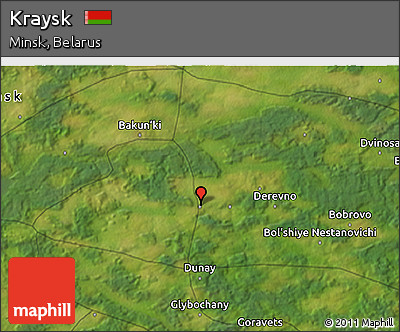 Satellite 3D Map of Kraysk