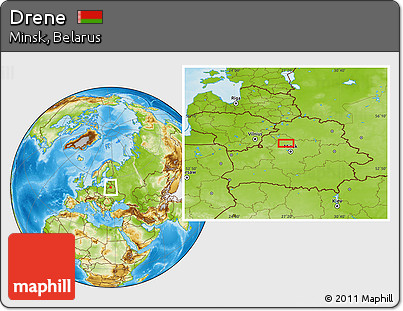 Physical Location Map of Drene